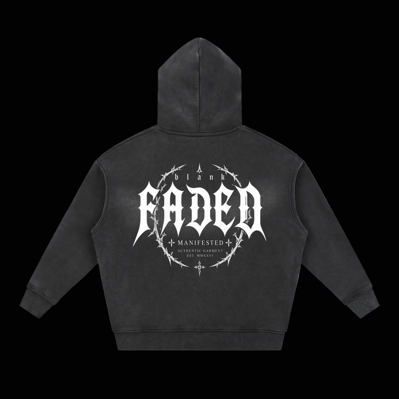 BlankDesignsCo Faded Drop Zip Up