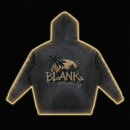 BlankDesignsCo Midnight Ripped Hoodie