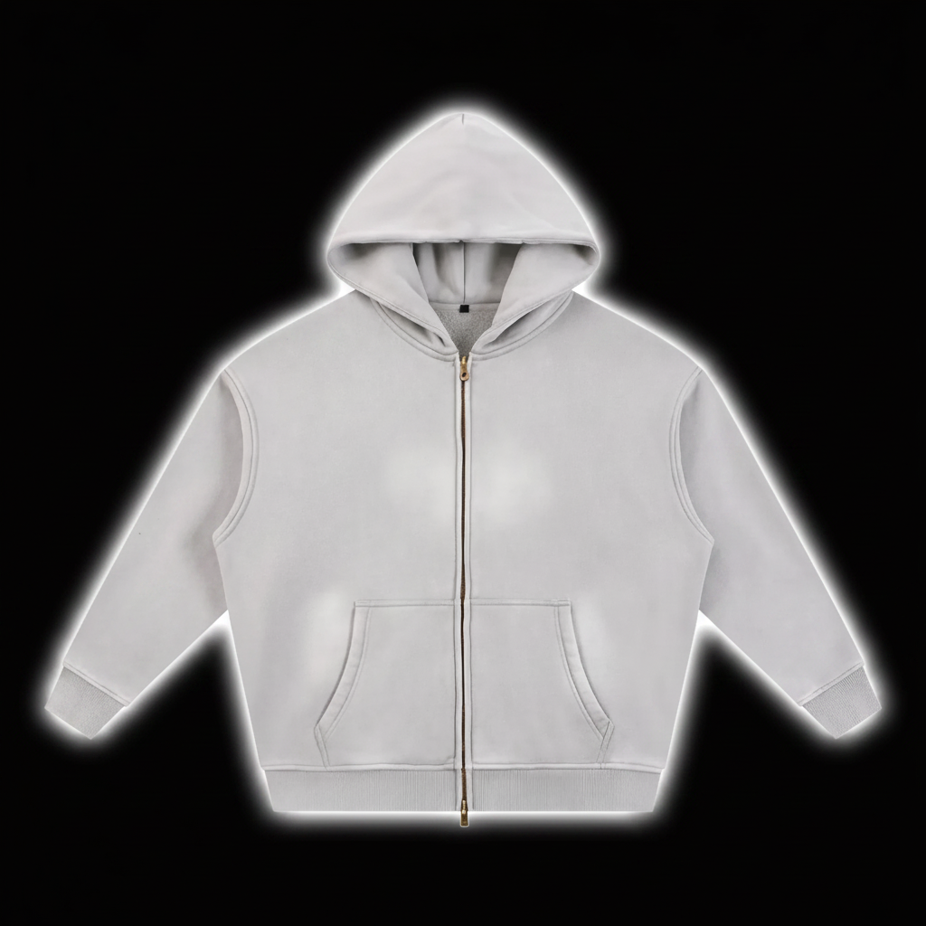 BlankDesignsCo vintage Zip Up "Never Home" Hoodie