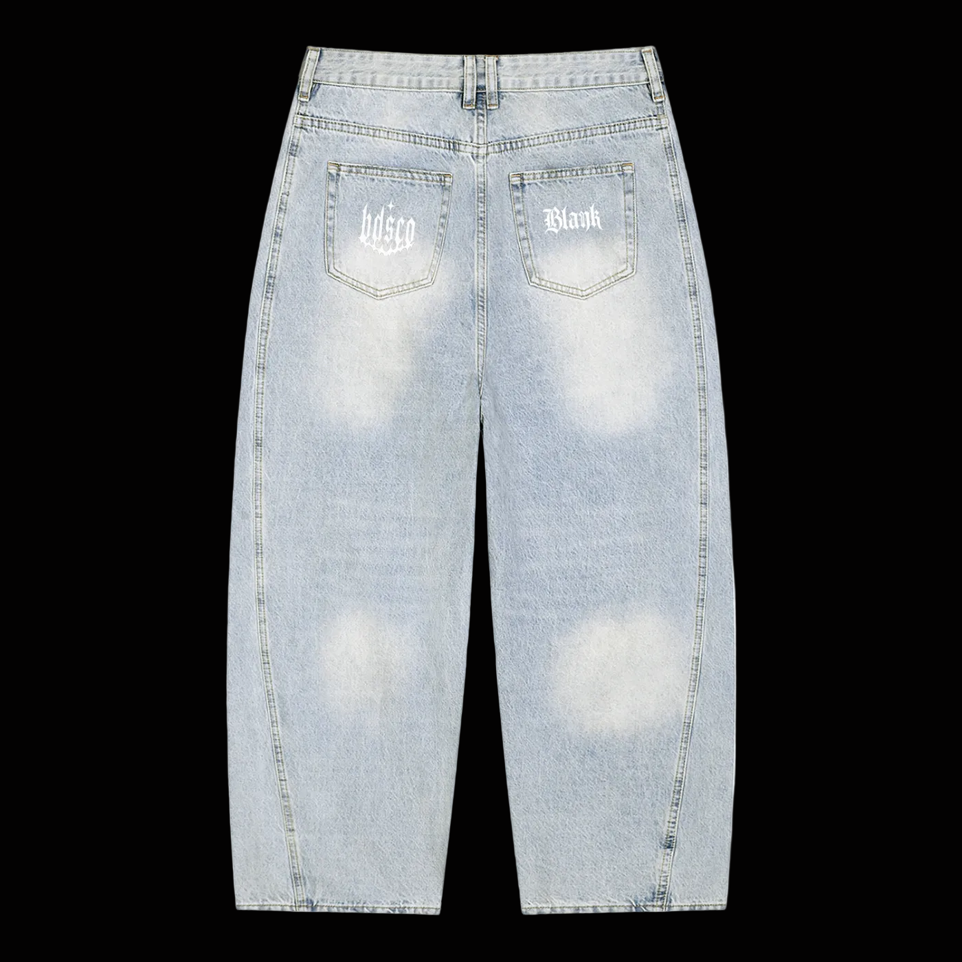 BlankDesignsCo Sunfaded baggy jeans