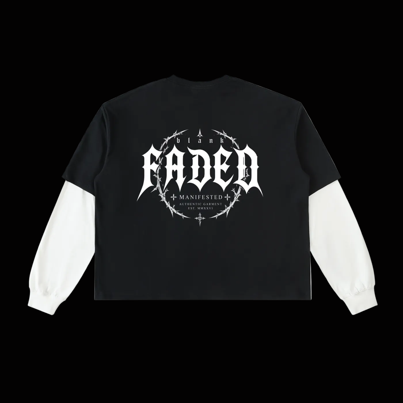 BlankDesignsCo Faded Layered Tee