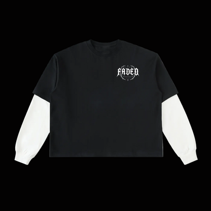 BlankDesignsCo Faded Layered Tee