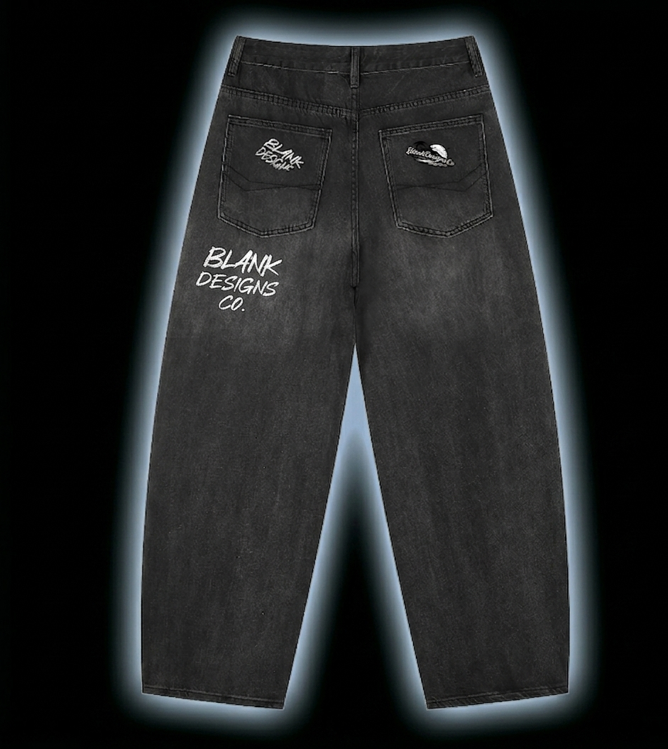 BlankDesignsCo Vintage Barrel Leg Jeans