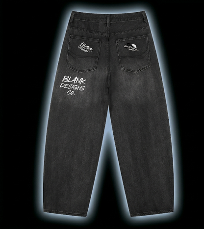 BlankDesignsCo Vintage Barrel Leg Jeans