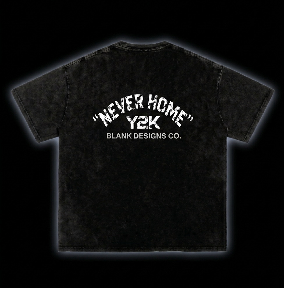 BlankDesignsCo Vintage "Never Home" Tee