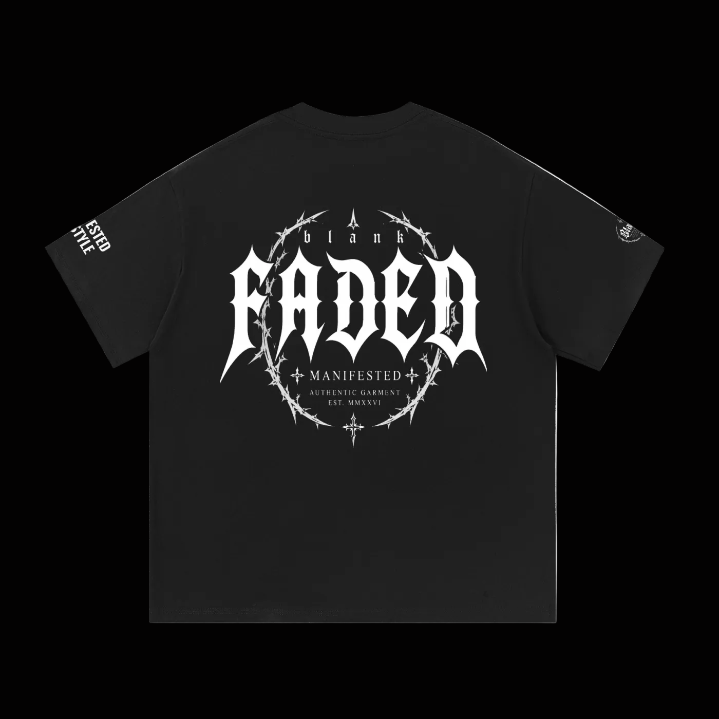 BlankDesignsCo Faded Drop Tee