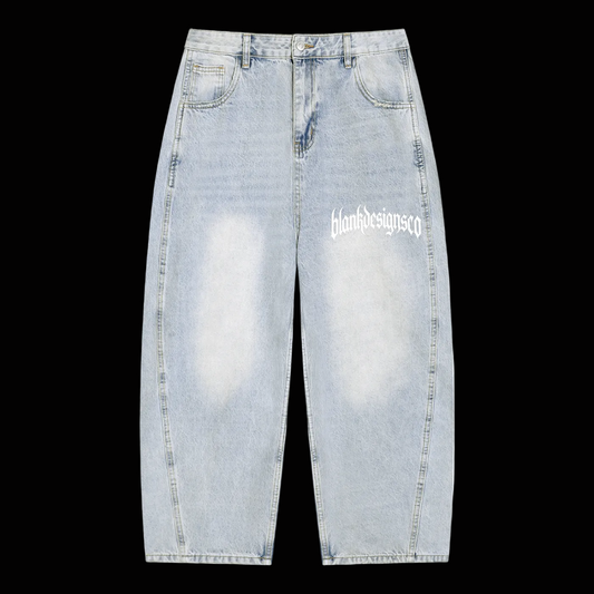 BlankDesignsCo Sunfaded baggy jeans